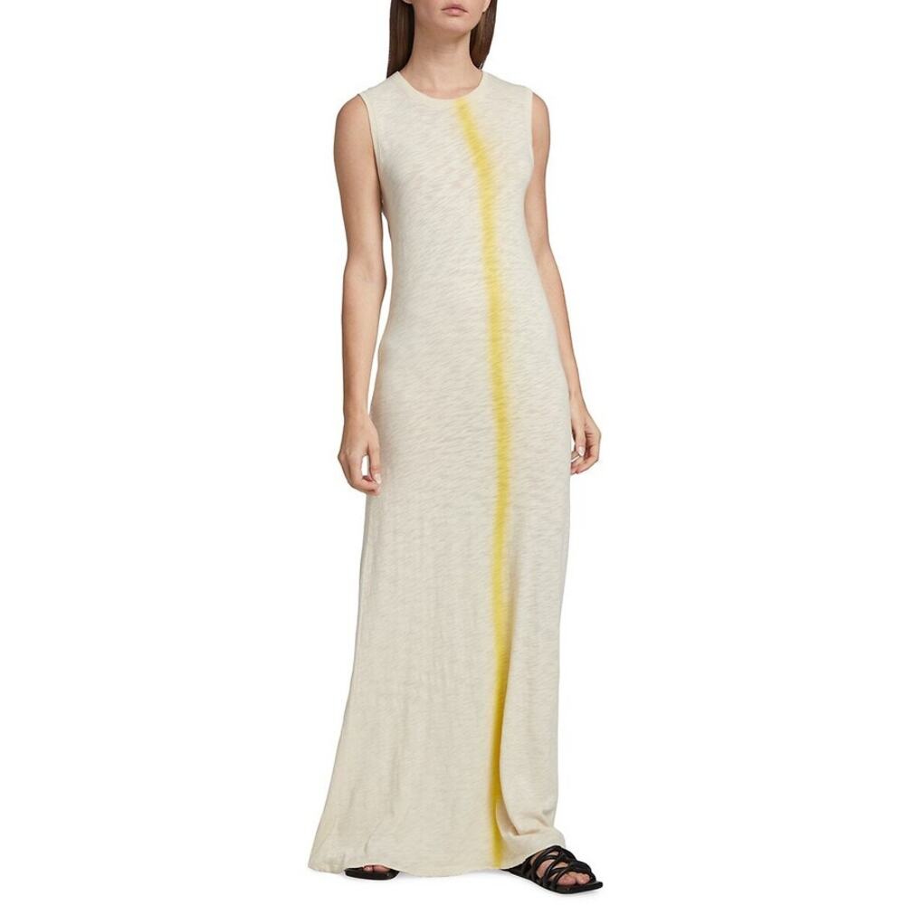 ATM Anthony Thomas Melillo Spray-Painted‎ Jersey Sleeveless Maxi Dress Size XS